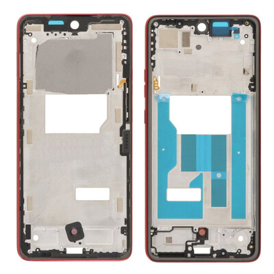 Lcd Frame Middle Chassis For Motorola Moto G86 Power 5g Red By - Maxbhi Com