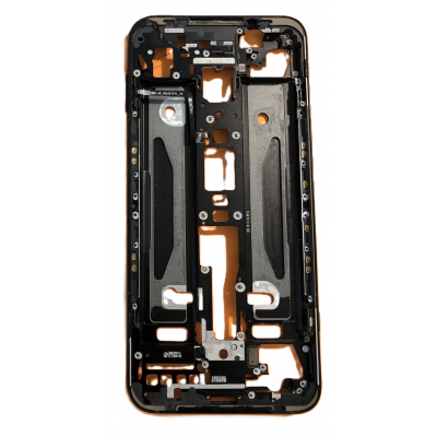 Lcd Frame Middle Chassis For Xiaomi Black Shark 3 Pro Black By - Maxbhi Com