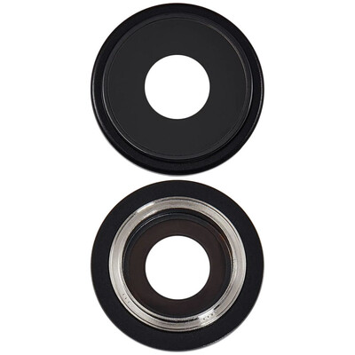 Camera Lens Glass With Frame For Apple Iphone 17e Black By - Maxbhi Com