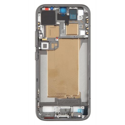 Lcd Frame Middle Chassis For Xiaomi 17 Pro Black By - Maxbhi Com