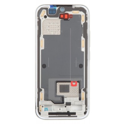 Lcd Frame Middle Chassis For Xiaomi 17 Pro White By - Maxbhi Com