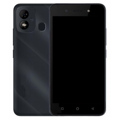 Back Panel Cover For Itel A33 Plus Black - Maxbhi Com