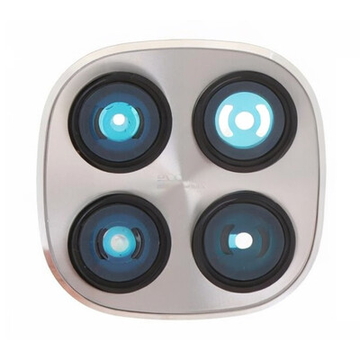 Camera Lens Glass With Frame For Xiaomi Redmi Note 15 Pro Silver By - Maxbhi Com