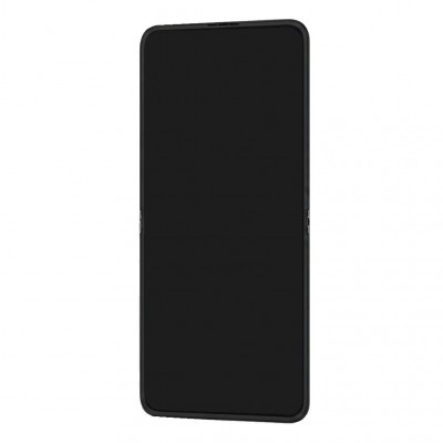 Camera Lens Glass with Frame for Ai Plus Nova Flip 5G Black
