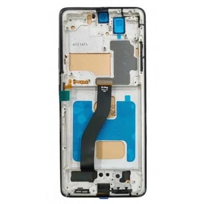 Lcd With Touch Screen For Samsung Galaxy S21 Ultra Black By - Maxbhi Com