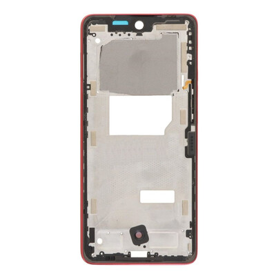 Lcd Frame Middle Chassis For Motorola Moto G86 Power 5g Red By - Maxbhi Com