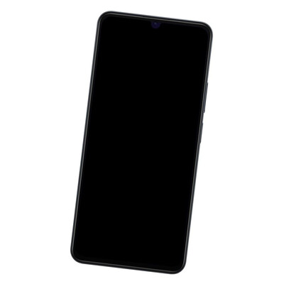 Lcd Frame Middle Chassis For Realme P4 Lite 4g Black By - Maxbhi Com
