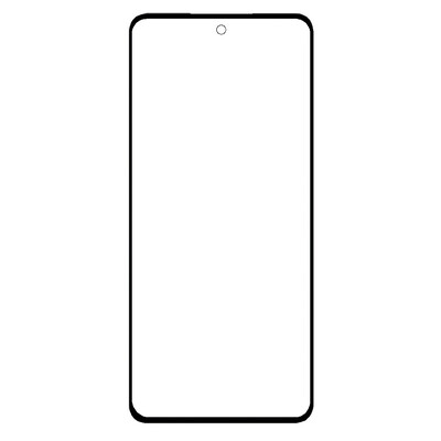 Replacement Front Glass For Oneplus Nord Ce6 Lite 5g Black By - Maxbhi Com