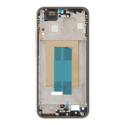 Lcd Frame Middle Chassis For Xiaomi Redmi Note 15 Pro Silver By - Maxbhi Com