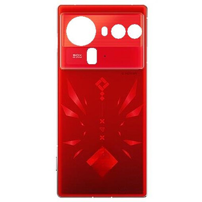 Back Panel Cover For Zte Nubia Z80 Ultra Red - Maxbhi Com