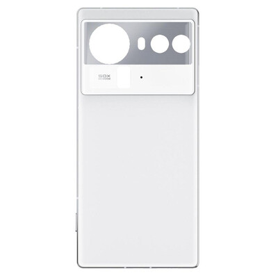 Back Panel Cover For Zte Nubia Z80 Ultra White - Maxbhi Com