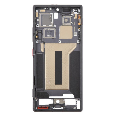 Lcd Frame Middle Chassis For Zte Nubia Z80 Ultra Black By - Maxbhi Com