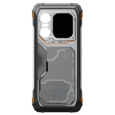 Back Panel Cover For Blackview Xplore X1 Orange - Maxbhi Com