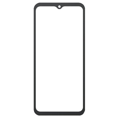 Replacement Front Glass For Cubot Kingkong Ace 5 Black By - Maxbhi Com