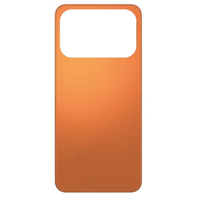 Back Panel Cover For Itel A100 Pro Orange - Maxbhi Com
