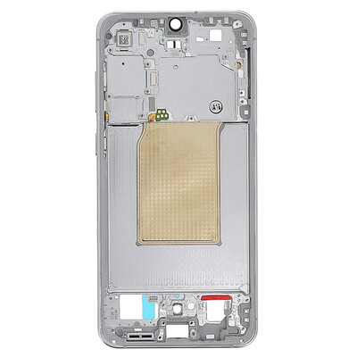 Lcd Frame Middle Chassis For Samsung Galaxy S25 Fe Black By - Maxbhi Com