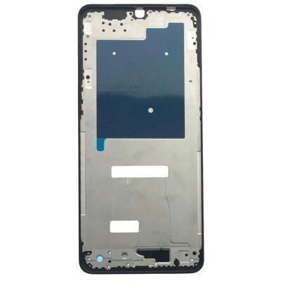 Lcd Frame Middle Chassis For Vivo Y04 Black By - Maxbhi Com