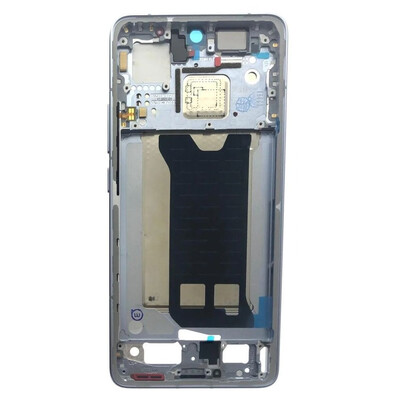 Lcd Frame Middle Chassis For Xiaomi Poco F7 Pro Blue By - Maxbhi Com