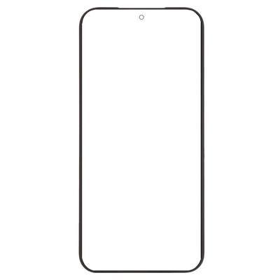 Replacement Front Glass For Xiaomi 17 Max Black By - Maxbhi Com