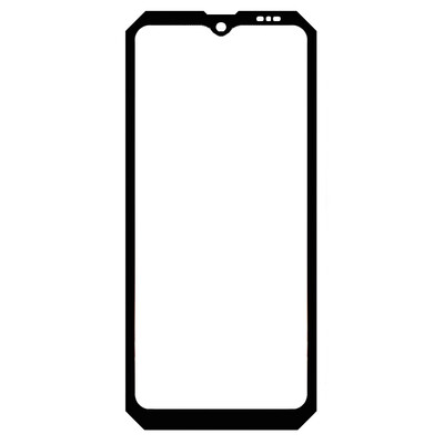 Replacement Front Glass For Blackview Rock 1 Pro Black By - Maxbhi Com