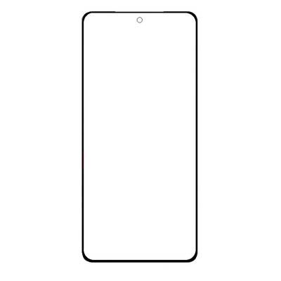 Replacement Front Glass For Vivo Iqoo 15t Black By - Maxbhi Com