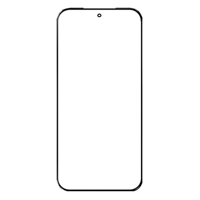 Replacement Front Glass For Motorola Moto G87 Black By - Maxbhi Com