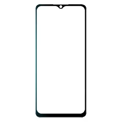 Replacement Front Glass For Itel A100 Black By - Maxbhi Com