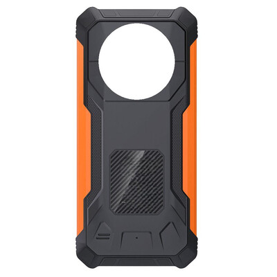 Back Panel Cover For Cubot Kingkong Es Pro Black Orange - Maxbhi Com