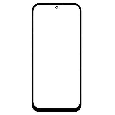 Replacement Front Glass For Xiaomi Redmi 17 5g Black By - Maxbhi Com