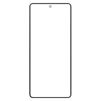Replacement Front Glass For Samsung Galaxy Z Flip8 Black By - Maxbhi Com