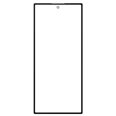 Replacement Front Glass For Samsung Galaxy Z Fold8 Ultra Black By - Maxbhi Com