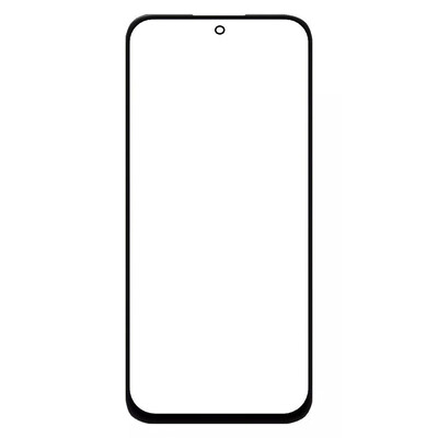 Replacement Front Glass For Honor X7e Plus 5g Black By - Maxbhi Com
