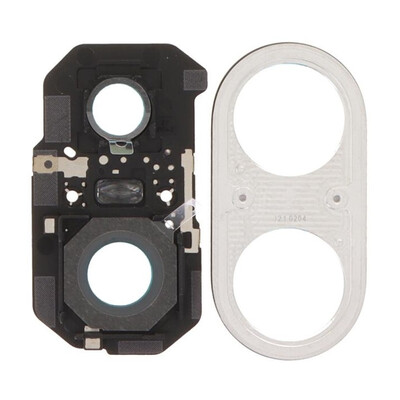 Camera Lens Glass With Frame For Xiaomi Poco X8 Pro Max Black By - Maxbhi Com