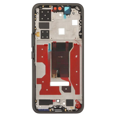 Lcd Frame Middle Chassis For Honor 400 Pro Blue By - Maxbhi Com