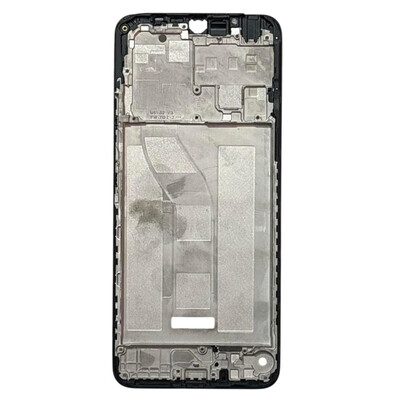 Lcd Frame Middle Chassis For Xiaomi Poco M7 5g Black By - Maxbhi Com