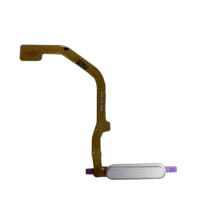 Fingerprint Sensor Flex Cable For Samsung Galaxy A18 4g White By - Maxbhi Com