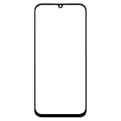Replacement Front Glass For Oppo K14 Lite Black By - Maxbhi Com