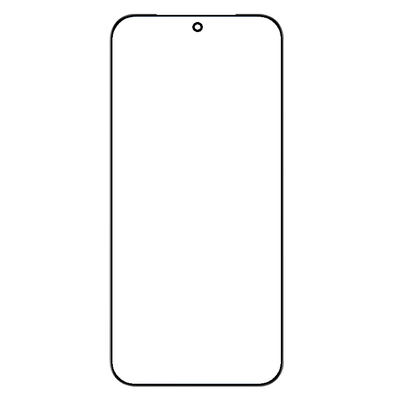 Replacement Front Glass For Vivo X500 Pro Black By - Maxbhi Com