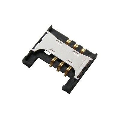 Sim connector for Samsung Gt C6810 Galaxy Fame