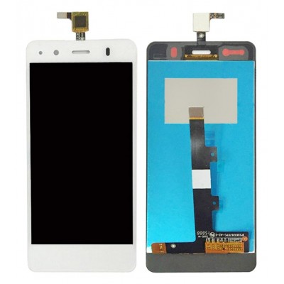 Lcd With Touch Screen For Bq Aquaris M4 5 White By - Maxbhi Com