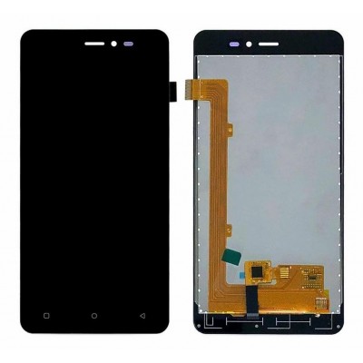 Lcd With Touch Screen For Gionee Pioneer P5w Black By - Maxbhi Com