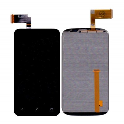 Lcd With Touch Screen For Htc Desire X Dual Sim With Dual Sim Card Slots Black By - Maxbhi Com