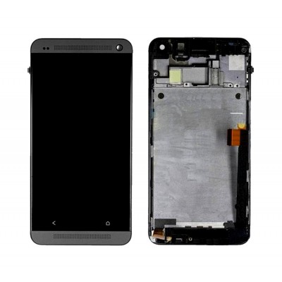 Lcd With Touch Screen For Htc One 802w Black By - Maxbhi Com