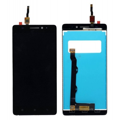 Lcd With Touch Screen For Lenovo A7000 Turbo Black By - Maxbhi Com