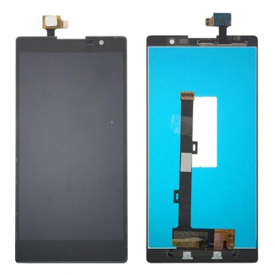 Lcd With Touch Screen For Lenovo K80 Red By - Maxbhi Com