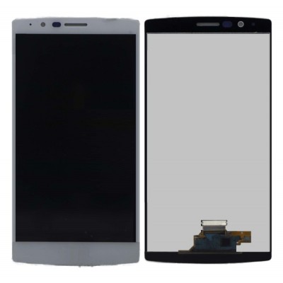 Lcd With Touch Screen For Lg G4 Dual White By - Maxbhi Com