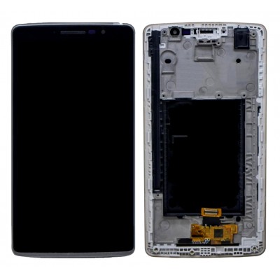 Lcd With Touch Screen For Lg G4 Stylus 4g White By - Maxbhi Com