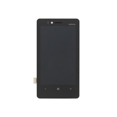 LCD with Touch Screen for Nokia Lumia 810 - White