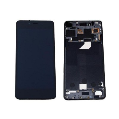 Display for Micromax Canvas Sliver 5 Black (Combo Folder) by Maxbhi.com