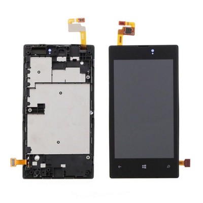 Lcd With Touch Screen For Nokia Lumia 521 Rm917 Black By - Maxbhi Com